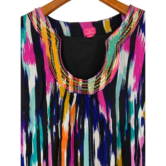 Trina Turk x INC Womens Shift Sequin Scoop Neck Mini Dress Size L NWOT 7672 - Picture 4 of 11